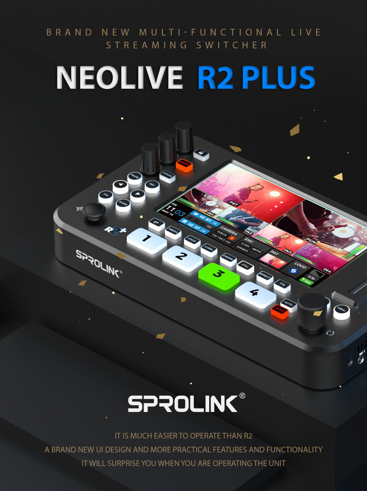 SPROLINK - NeoLIVE R2 Plus #videoswitcher has a powerful... | Facebook