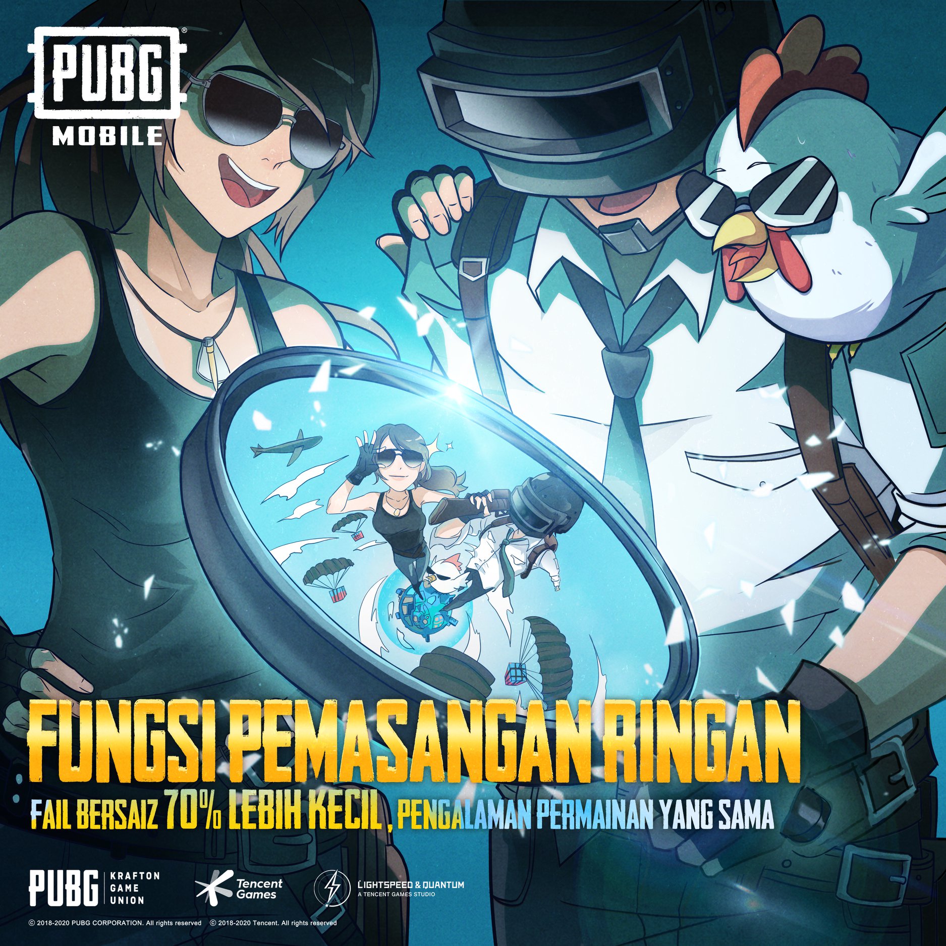PUBG MOBILE - 💥 70% saiz file yang lebih kecil dan... | Facebook