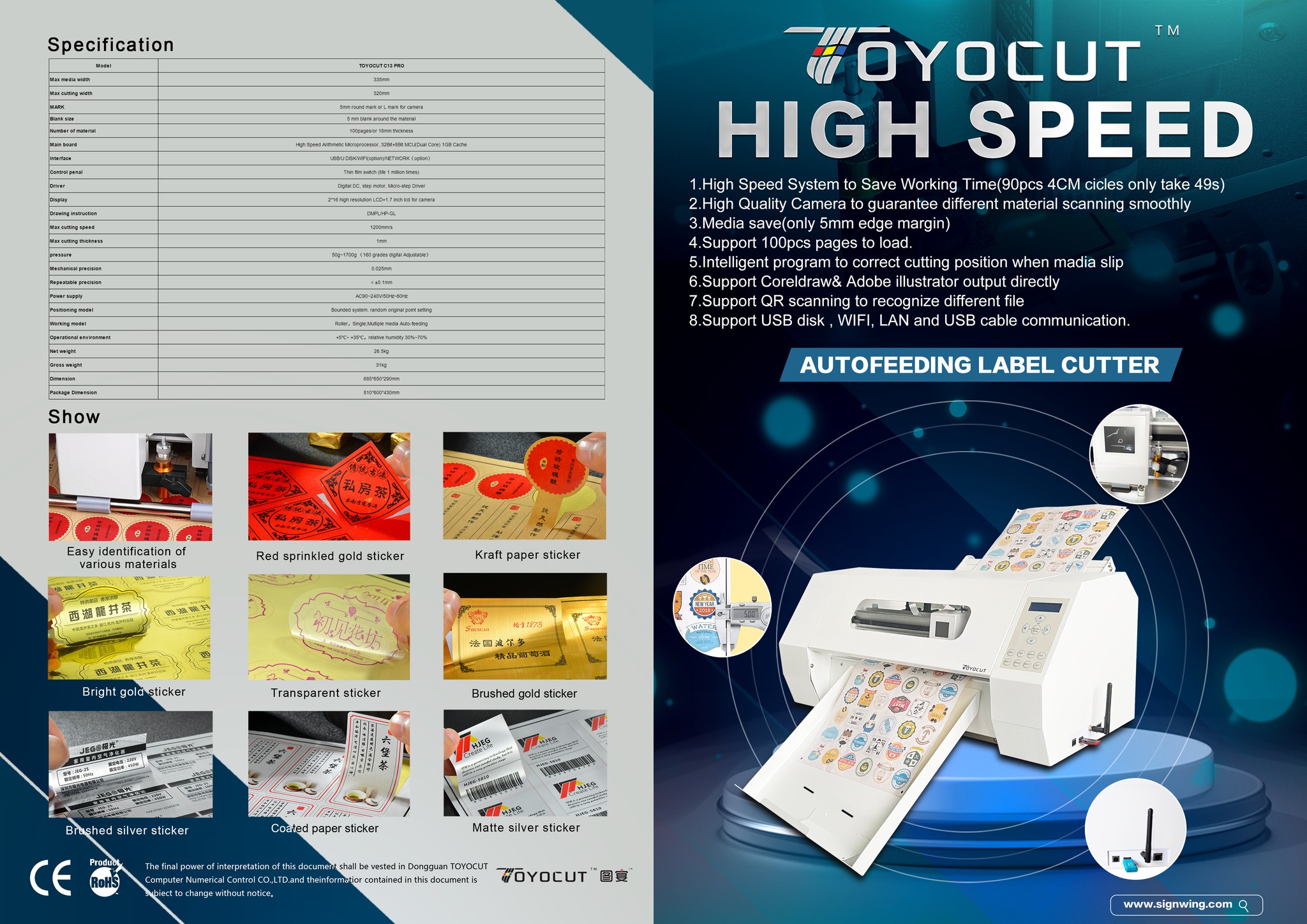 Toyocut Digital Cutter