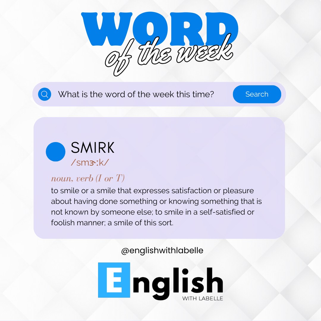 English - 🌟 Word of the Week: 