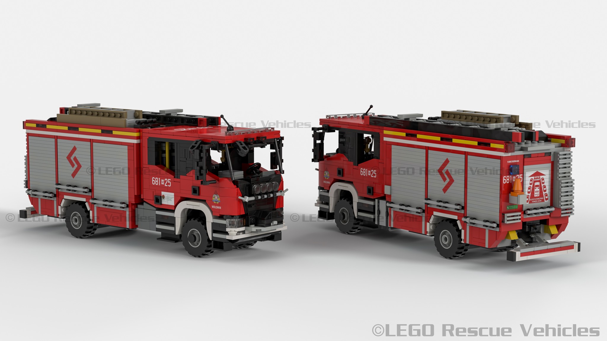 Bricks Rescue Vehicles