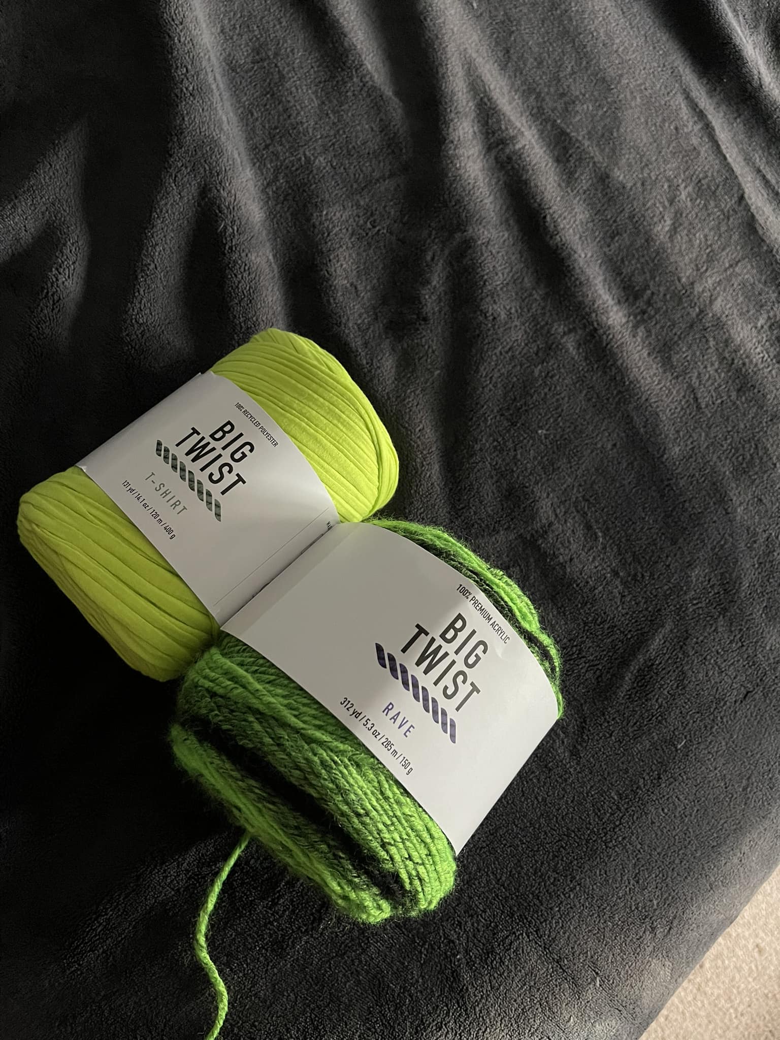 Joann's new t-shirt yarn for crocheting and knitting