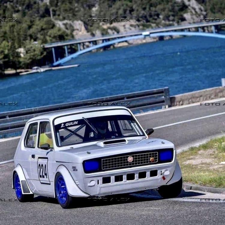 The Fiat 127 Sport race car of Zeljko Gulin 😍🏁💪