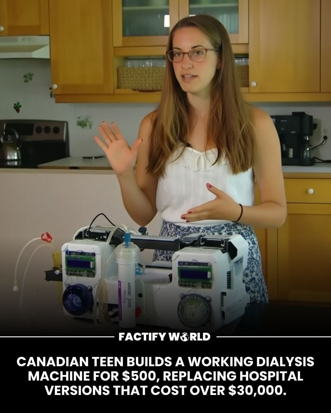 Factify - Seventeen-year-old Canadian student Anya Pogharian turned a ...