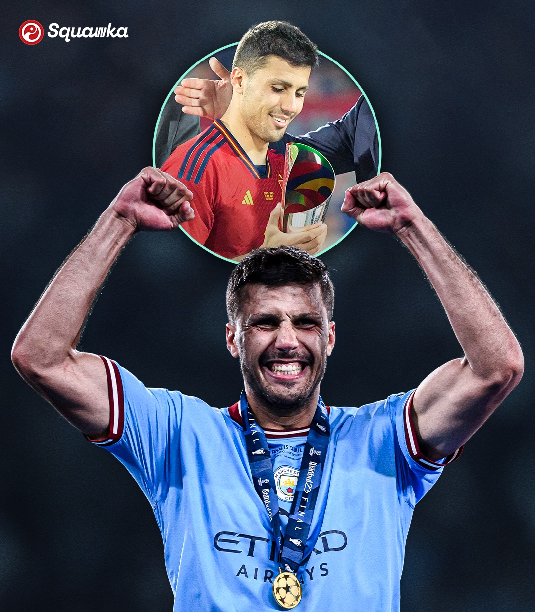 Squawka - Rodri is the first player to be named Man of the Match in the ...
