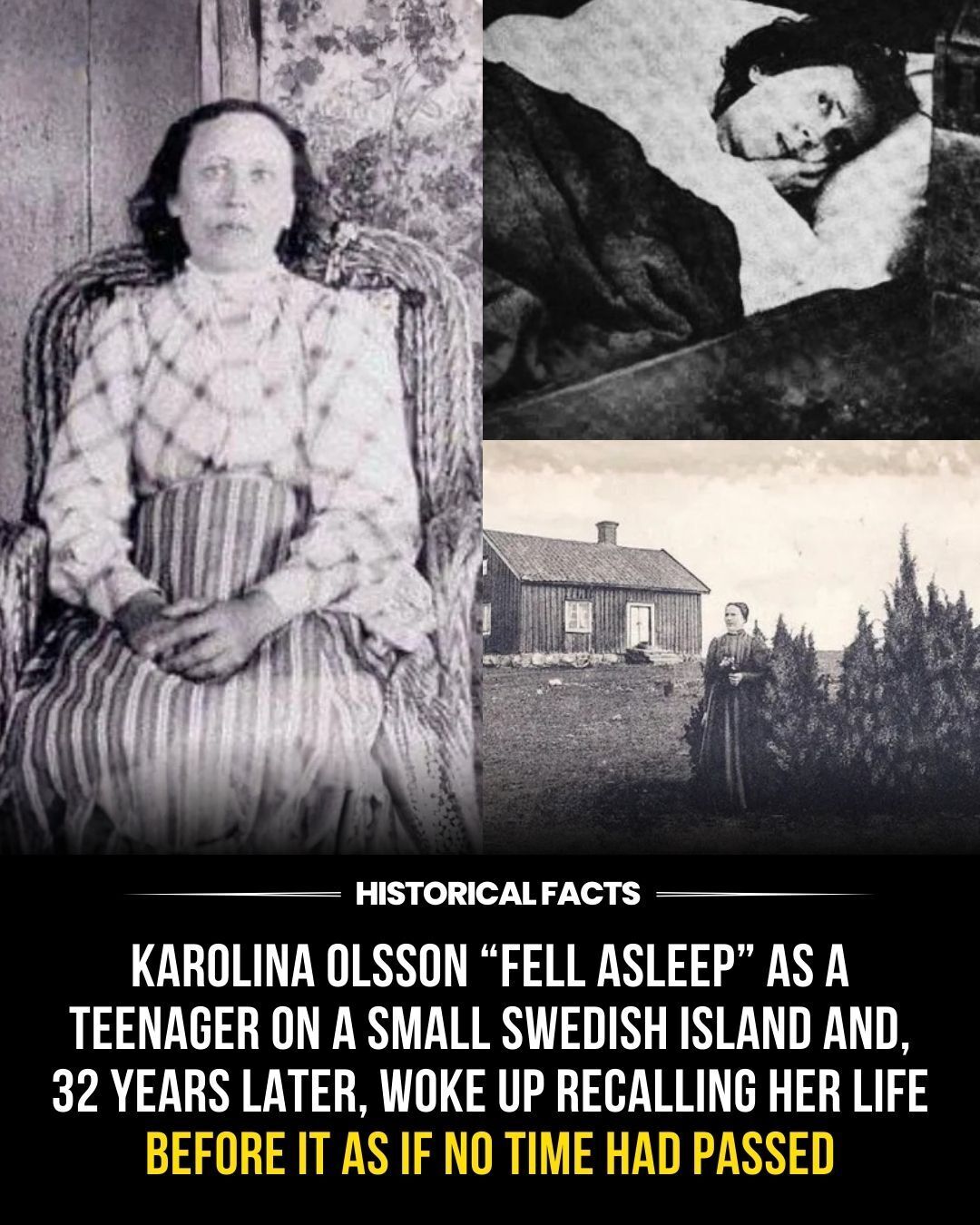 Historical - A Swedish teen “slept” for 32 years and woke up unchanged ...