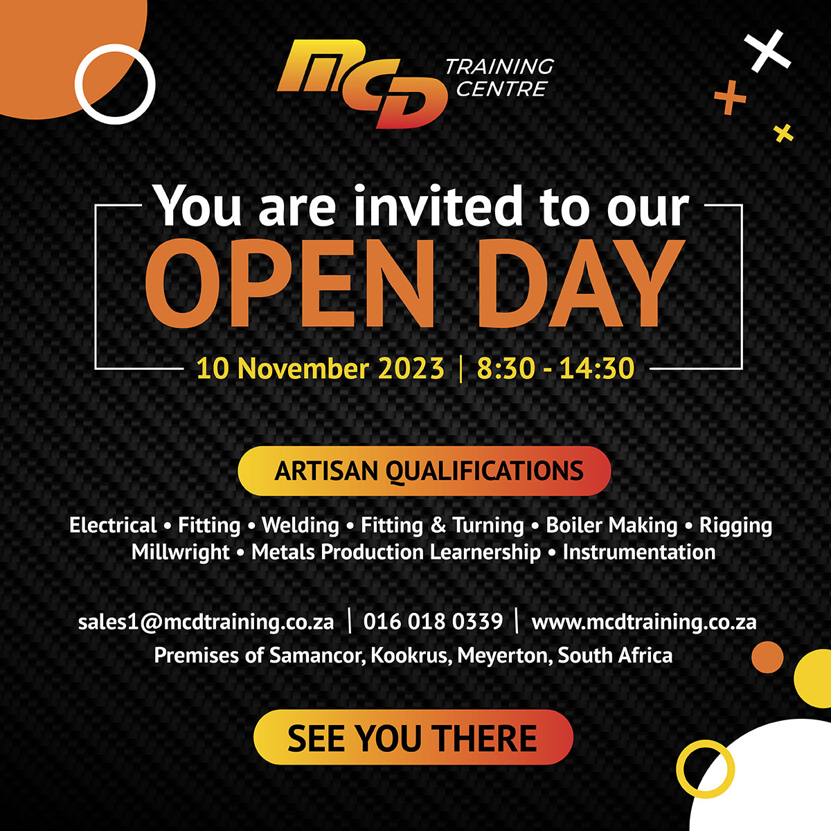 We are excited to... - MCD Training Centre Pty Ltd - Gauteng