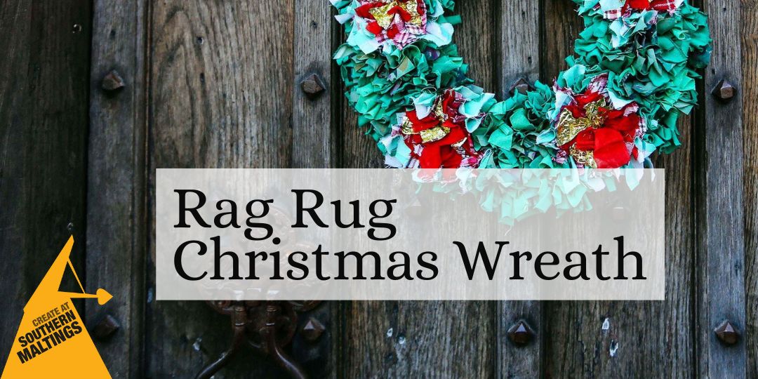 Make a Rag Rug Christmas Wreath