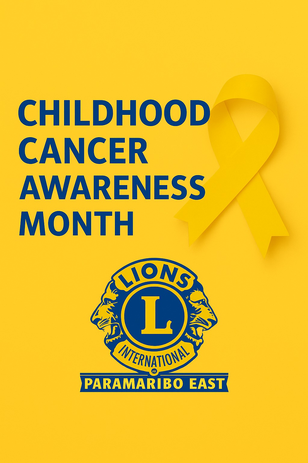 Lions - 🎗️ Childhood Cancer Awareness Month reminds us of the courage ...