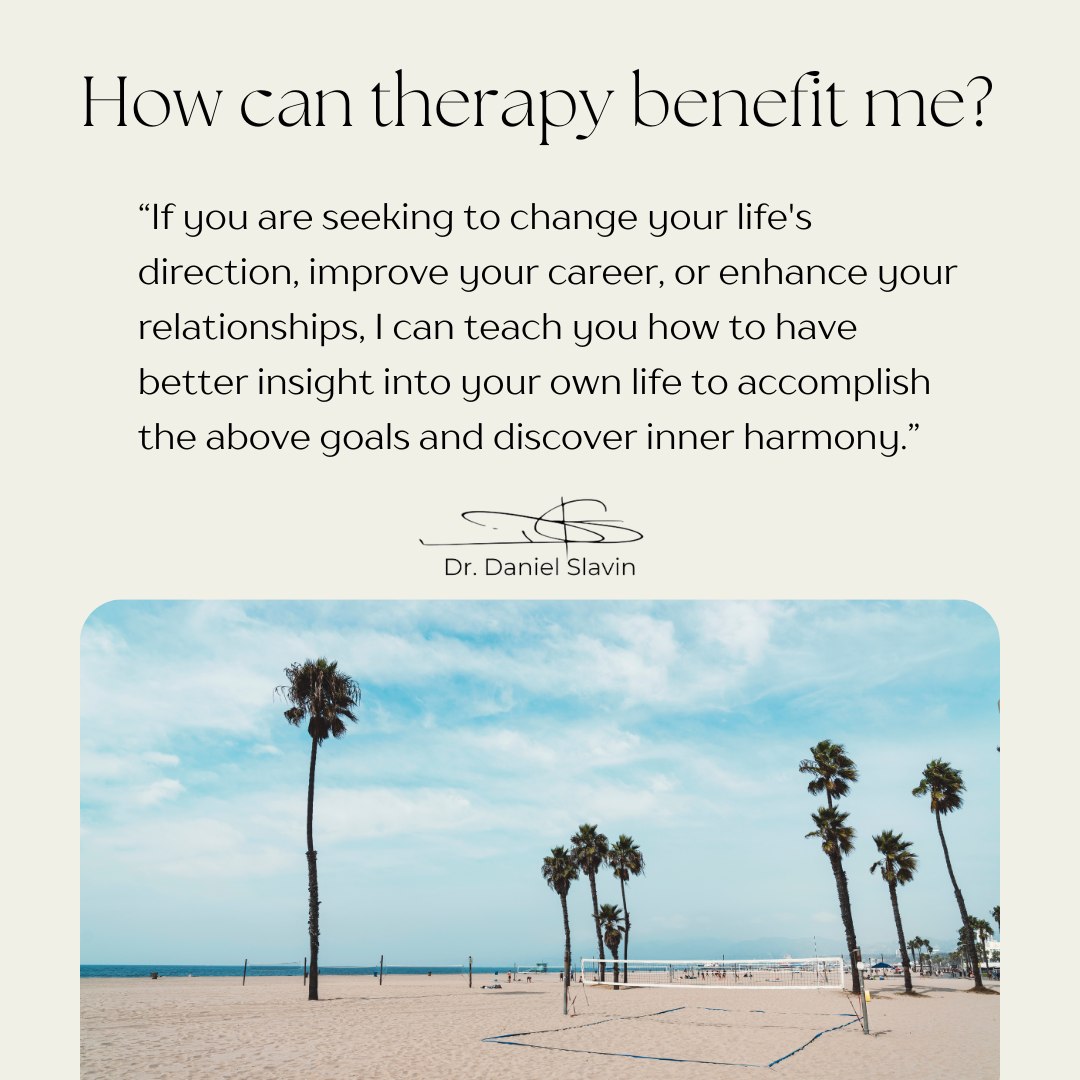 Dr. Daniel Slavin Psychotherapist | Venice CA
