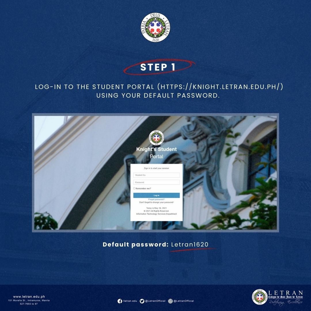 Colegio - Log-in to the student portal (https://knight.letran.edu.ph ...