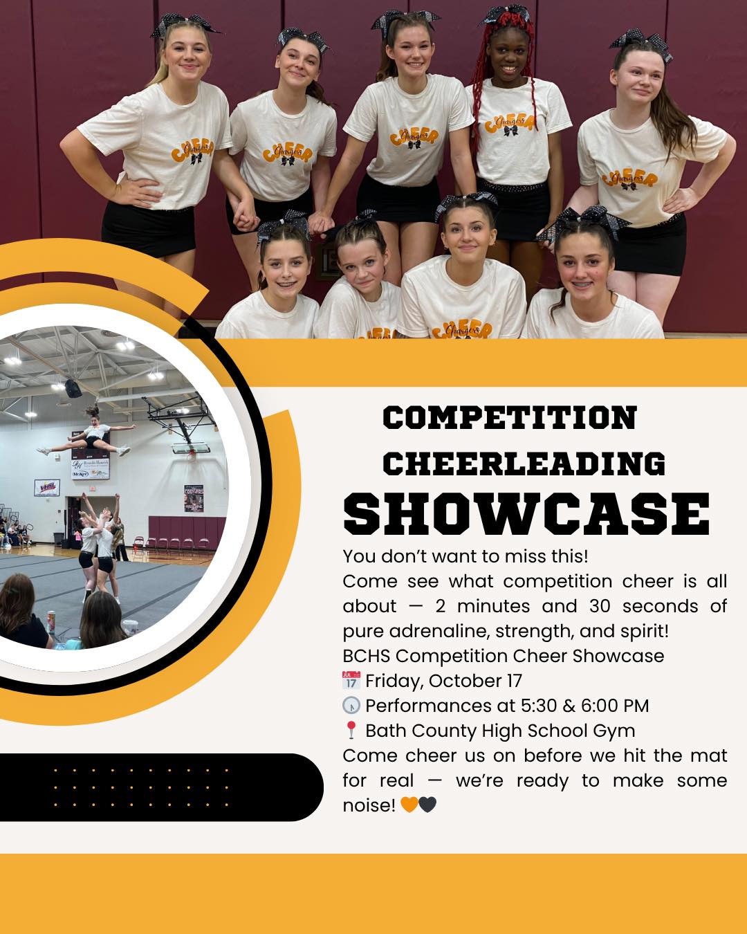 Bath - Our Competition Cheer Team is in full swing for the season, and ...