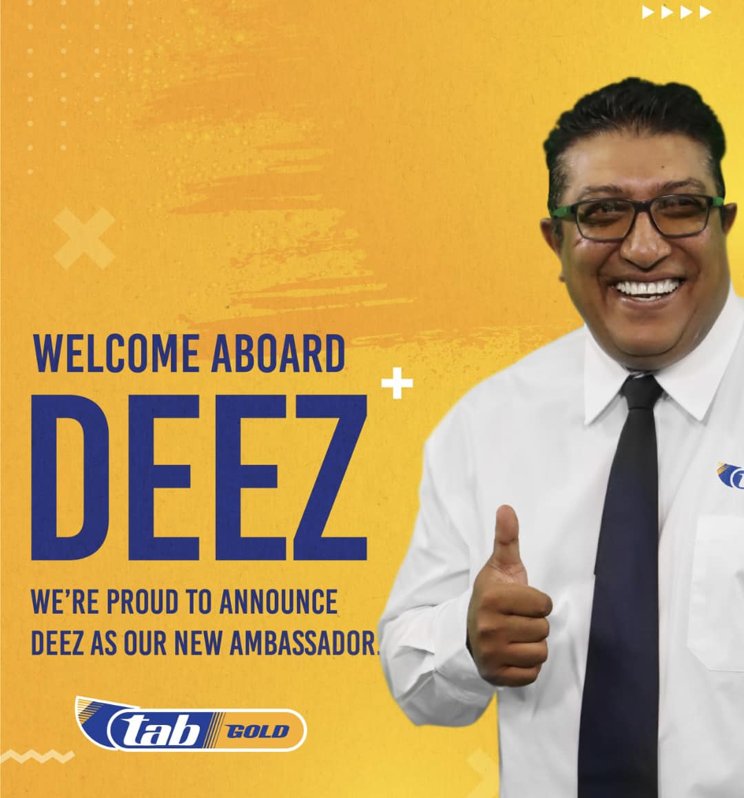 Welcome aboard, Deez, the new face of TabGold! As our ambassador, he is not just a guiding light; he's an inspiration, setting a new pace in the racing world. Deez will bring