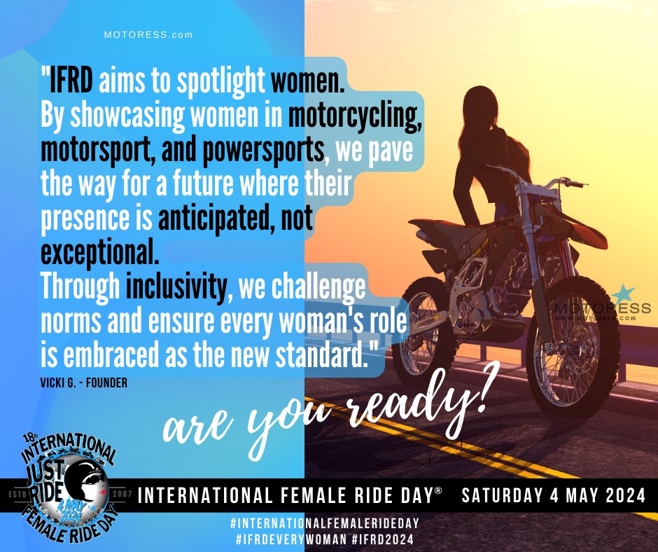 IFRD aims to 🌟spotlight... - International Female Ride Day