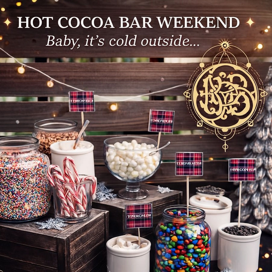 HOT COCOA BAR WEEKEND Baby, it’s... - Keepers of Balance | Facebook