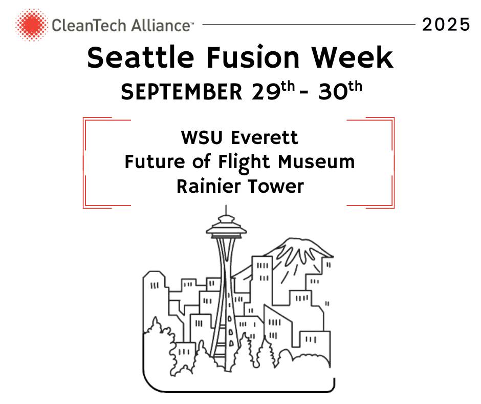 CleanTech - On Sept. 29-30, join Seattle Fusion Week to engage with ...