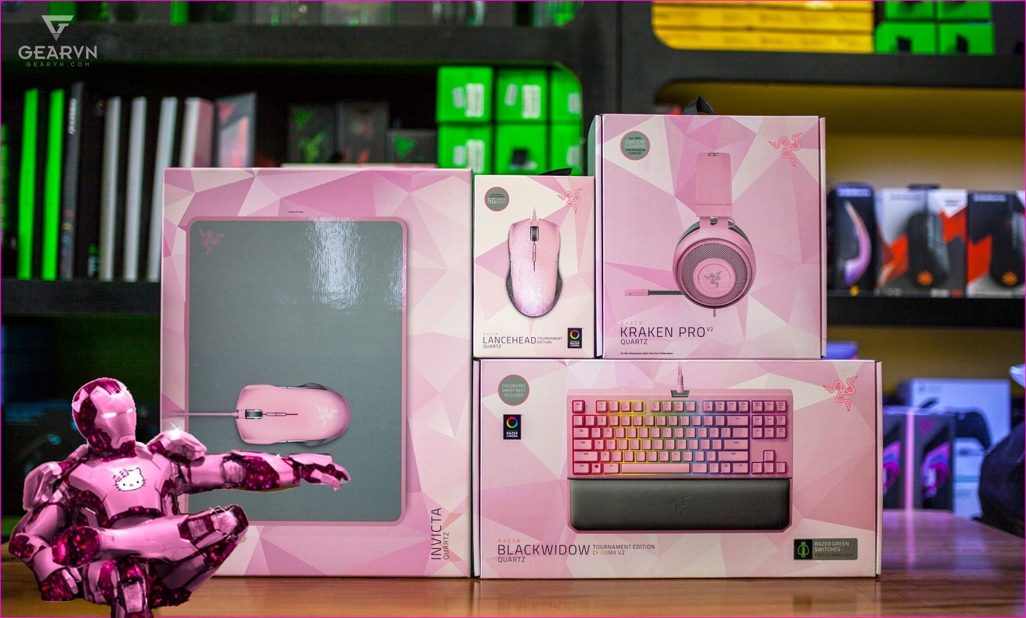 Gearvn - NEW RAZER's COLLECTION - THE QUARTZ PINK - MOUSE...