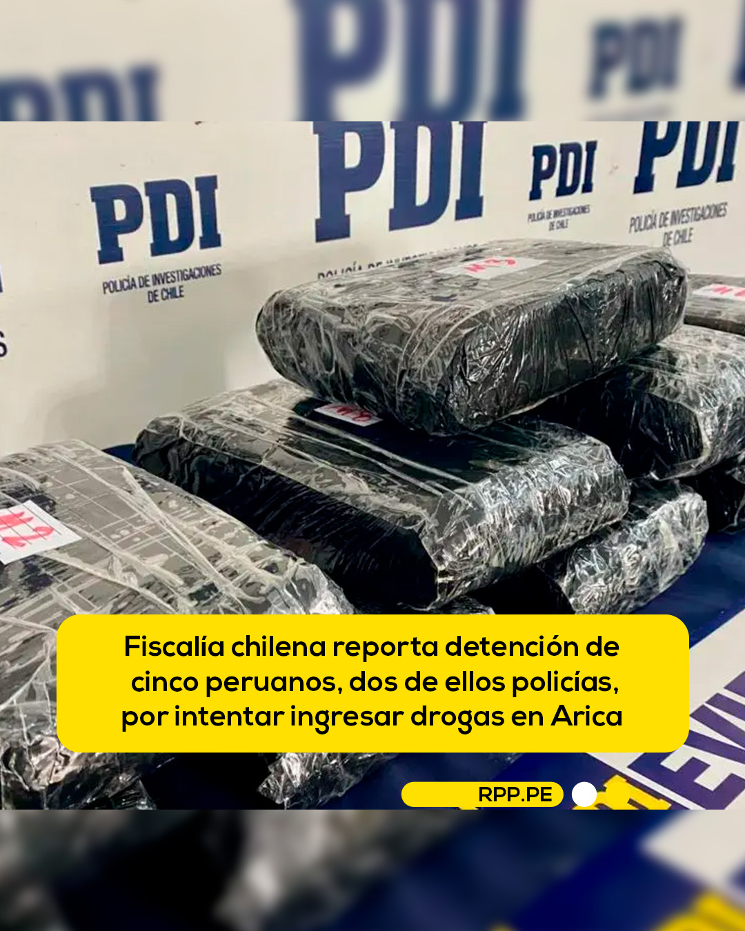 RPP - 🇨🇱🚨 La Fiscalía de Arica y Parinacota, en conjunto con la Policía ...