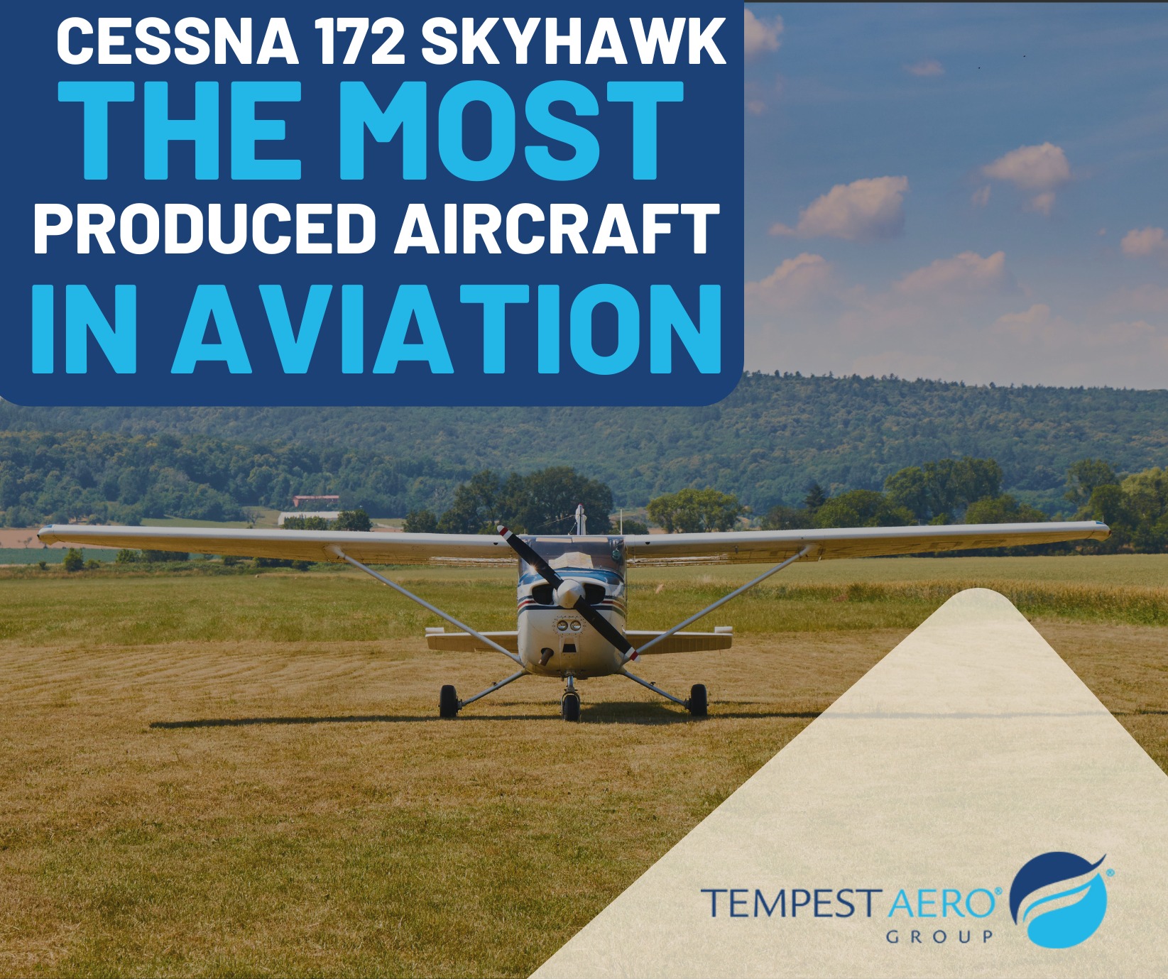Tempest - First flown in 1955, the Cessna 172 Skyhawk has... | Facebook