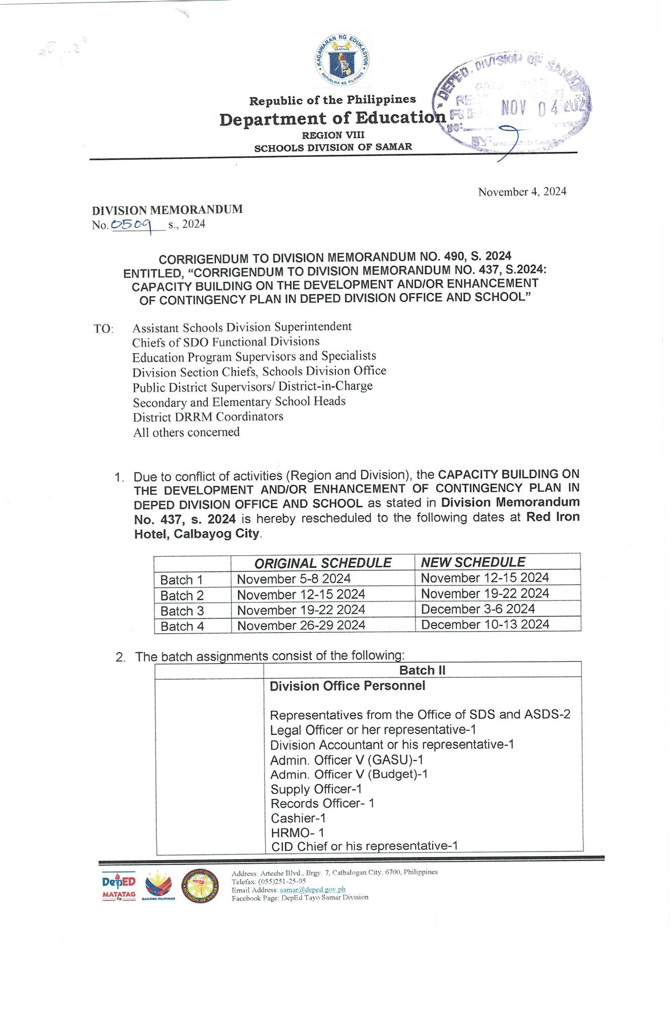 Samar ICT Community | **Division Memorandum No | Facebook