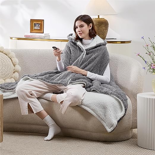 What's better than a poncho? A reversible poncho you can also use