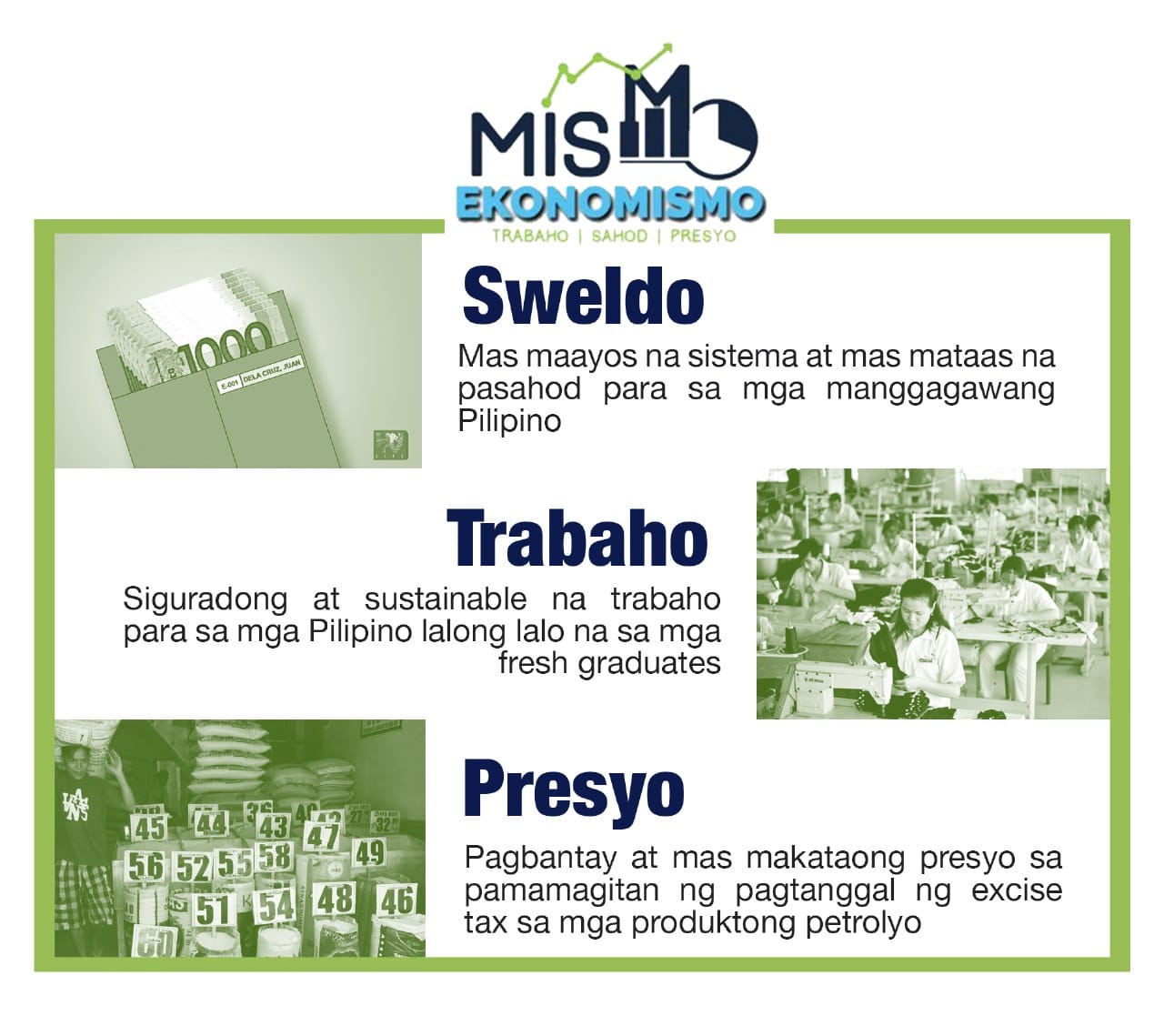 Ito ang platapormang EKONOMISMO para sa... - Mismo Ekonomismo | Facebook