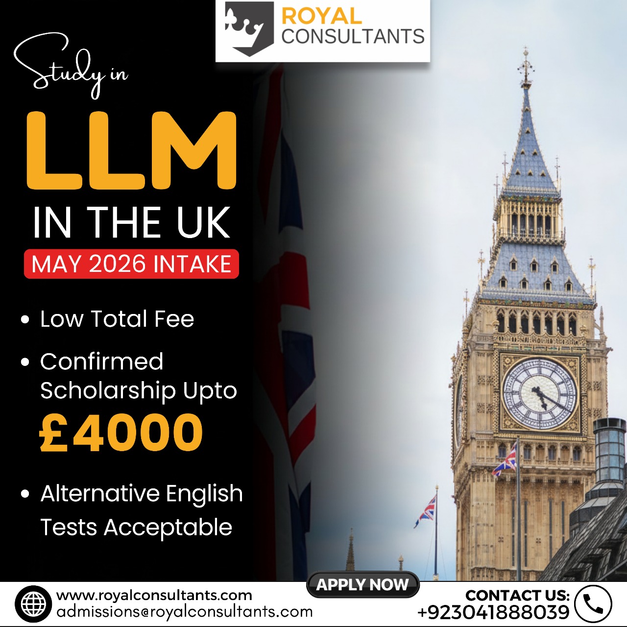 Royal - Study in LLM in the UK - May 2026 Intake! 🇬🇧 Your Master of ...