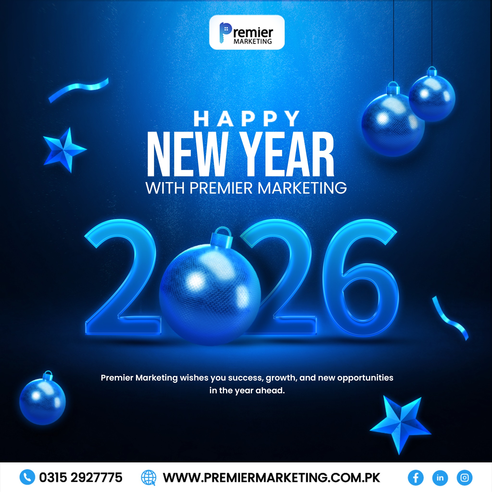 Premier - Happy New Year 2026 As we step into 2026, Premier Marketing ...