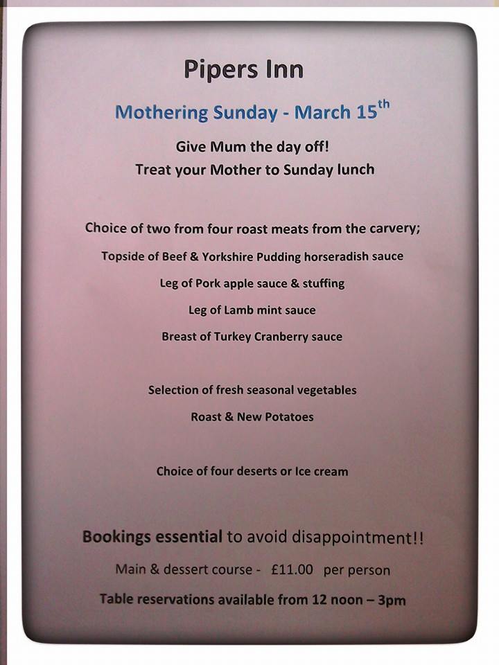 The Pipers Inn Ashcott | Bridgwater