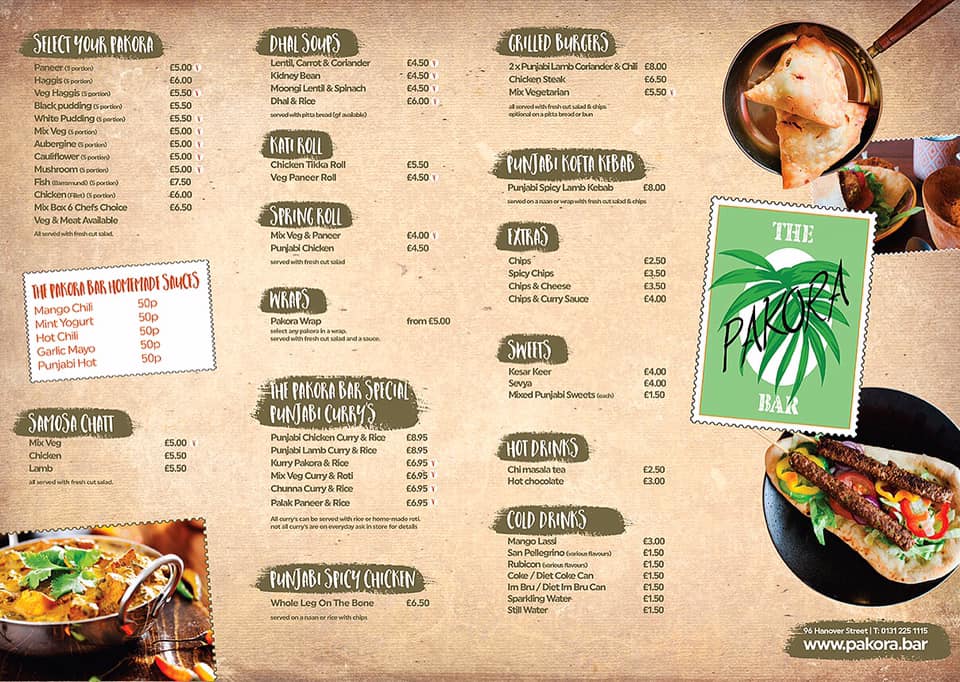 The Pakora Bar - 🌶 OUR DAY MENU 🌶 ⠀⠀⠀⠀⠀⠀⠀⠀⠀ We get so many... | Facebook