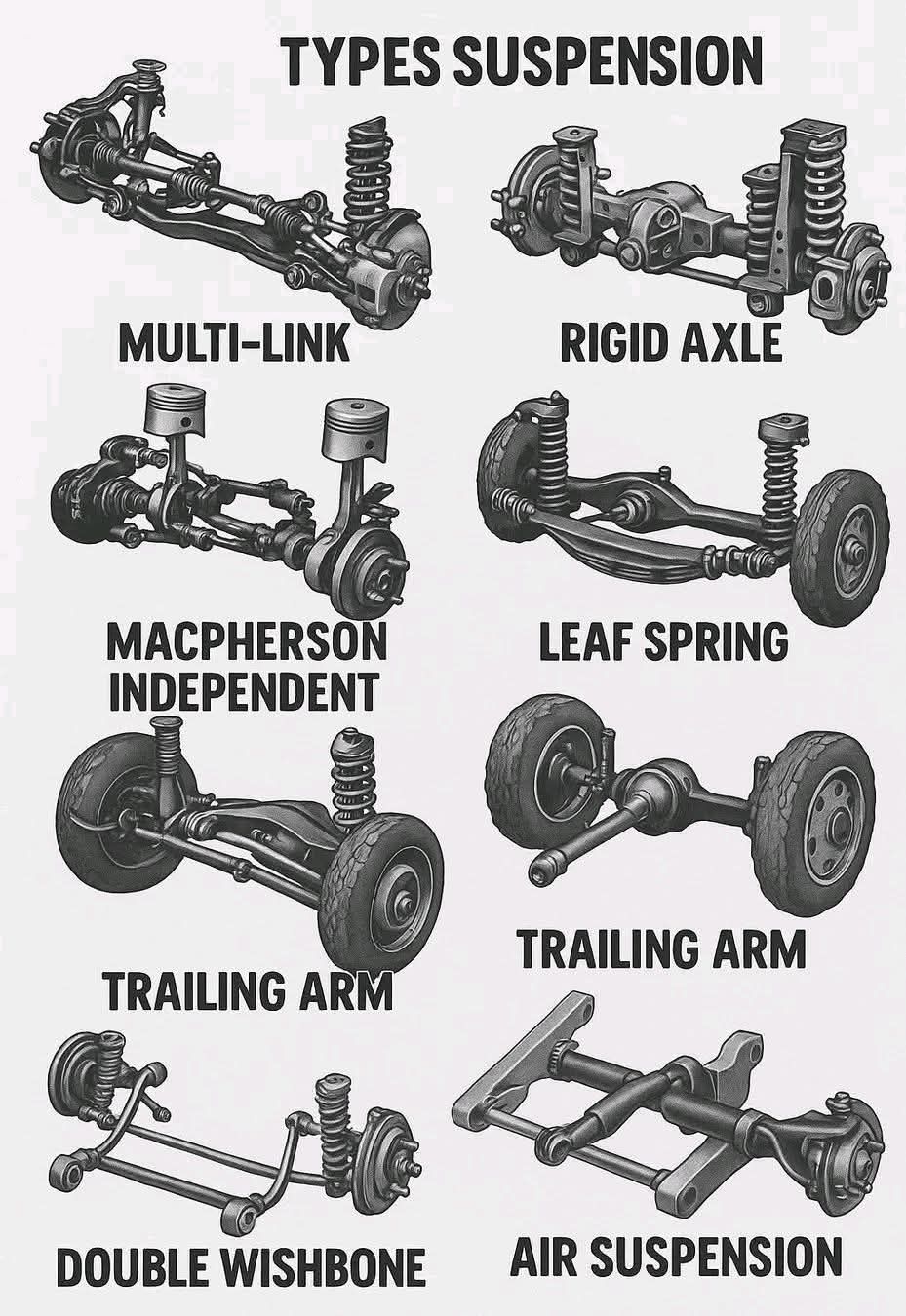 Mechanics association of kenya | TYPES OF SUSPENSIONS | Facebook