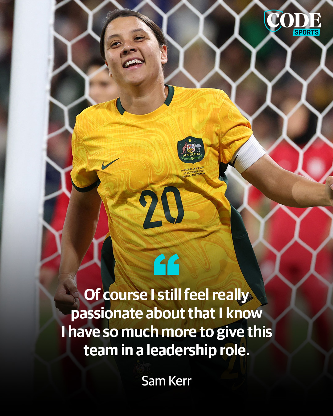 CODE Sports - It has been almost two years since Sam Kerr... | Facebook
