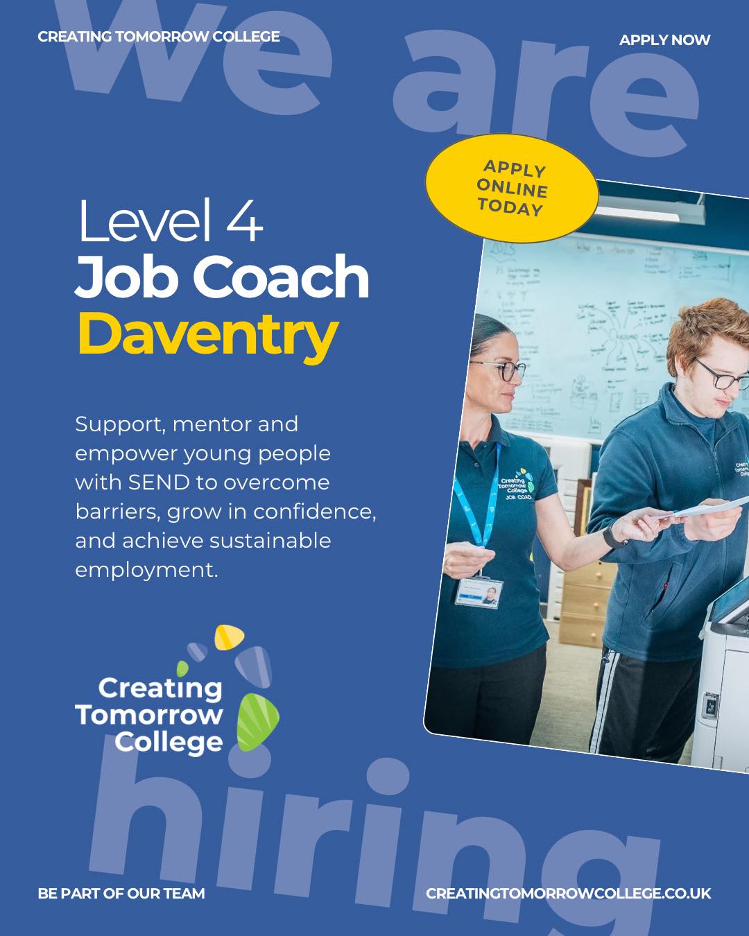 Daventry Notice Board | We’re excited to be growing our brilliant team ...