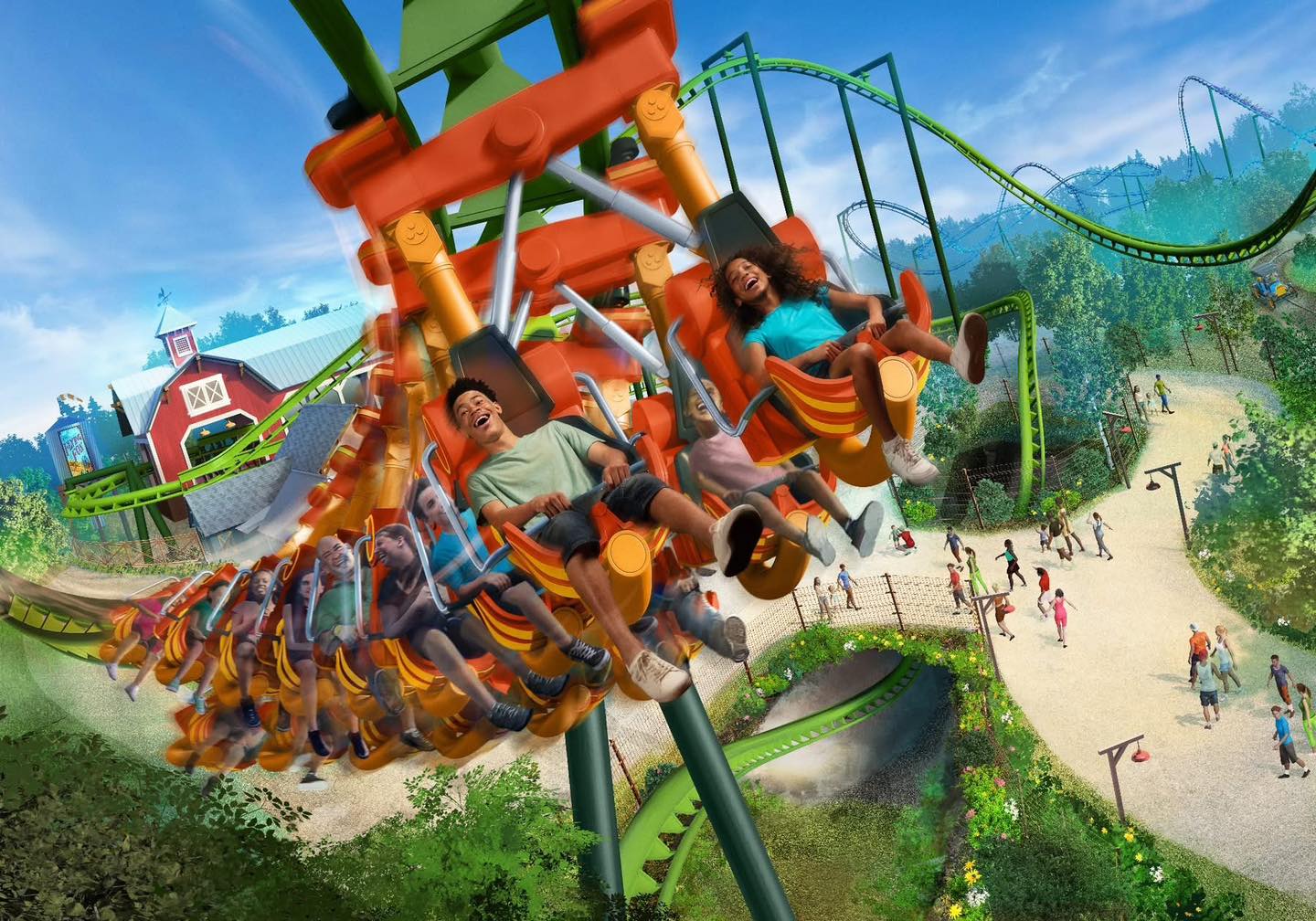 Kentucky Kingdom's new Flying Fox coaster debuts in 2026