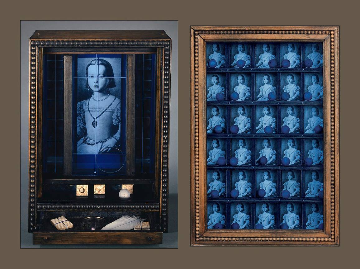Joseph Cornell, Untitled (Tamara Toumanova), Collage with tempera