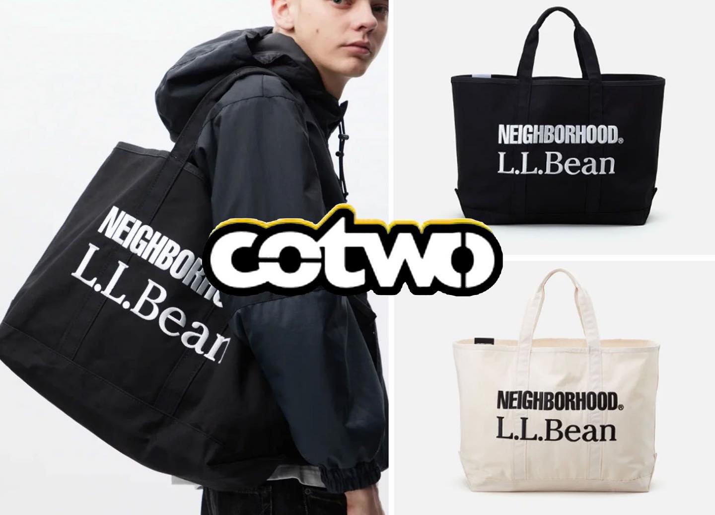 cotwo - NEIGHBORHOOD x L.L.BEAN . GROCERY TOTE [ 241PXLBN-CG01 
