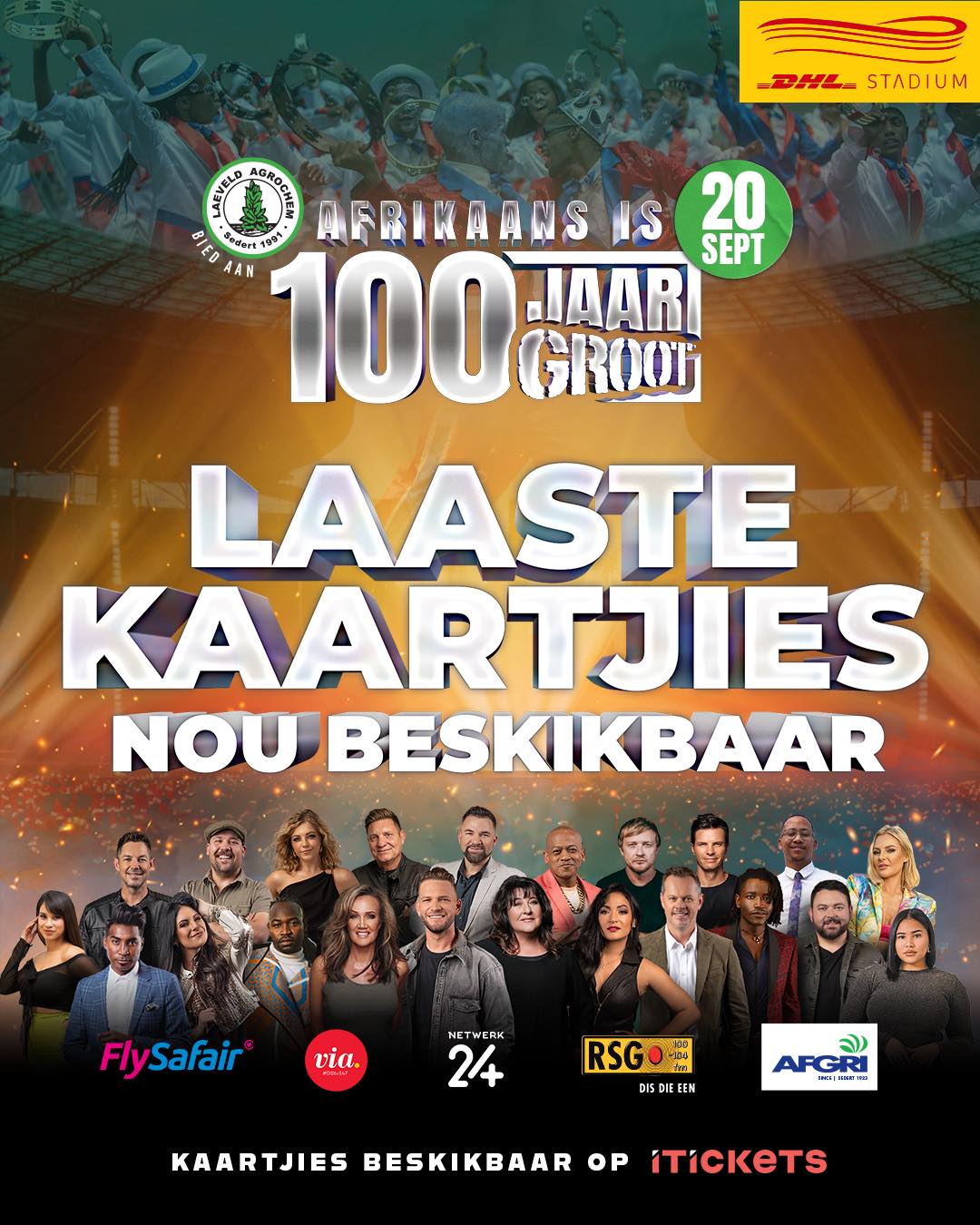 Nicola - Afrikaans is Groot is a large concert event at the Stadium on ...