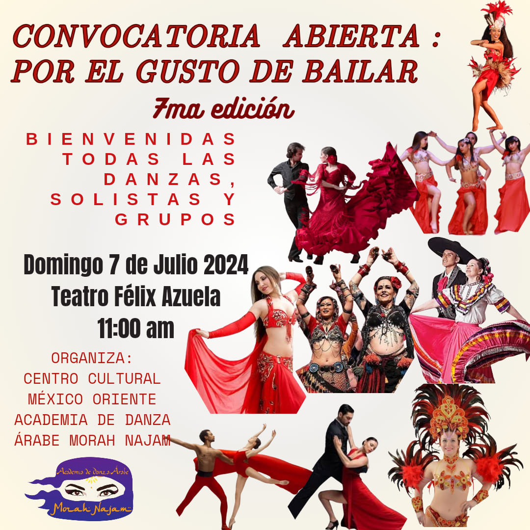 Academia de Danza Árabe Morah Najam Centro Cultural México-Oriente ...