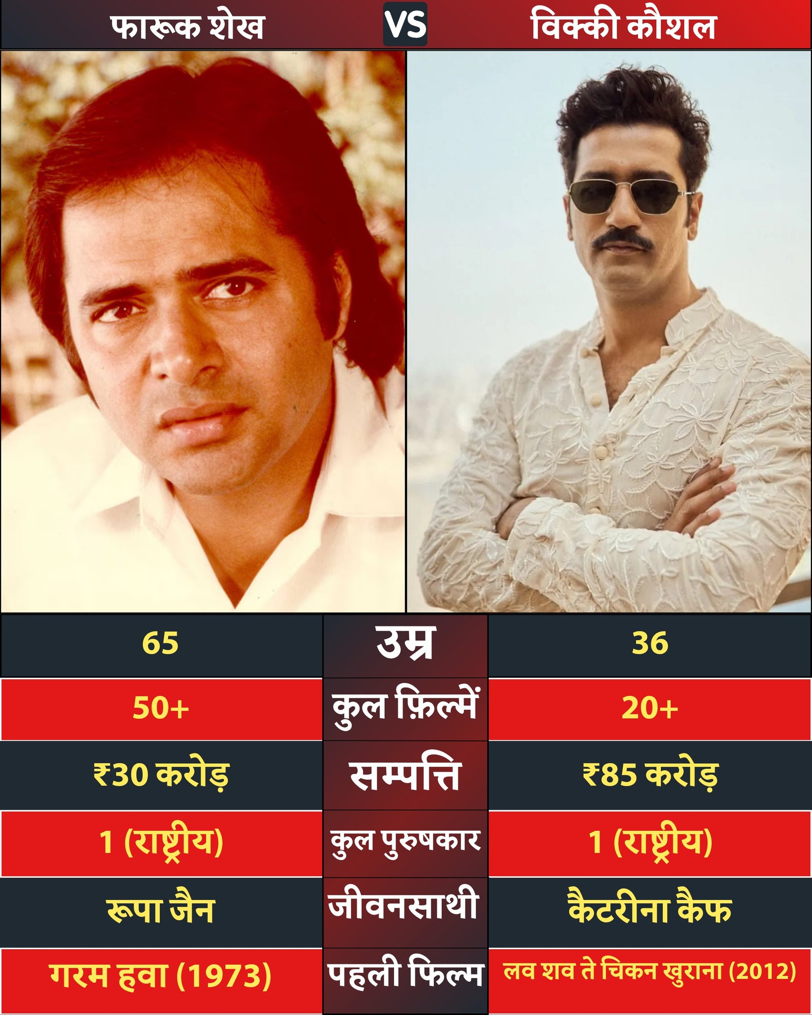मेरा - Faruq Sheikh and Vicky Kaushal represent two generations of ...