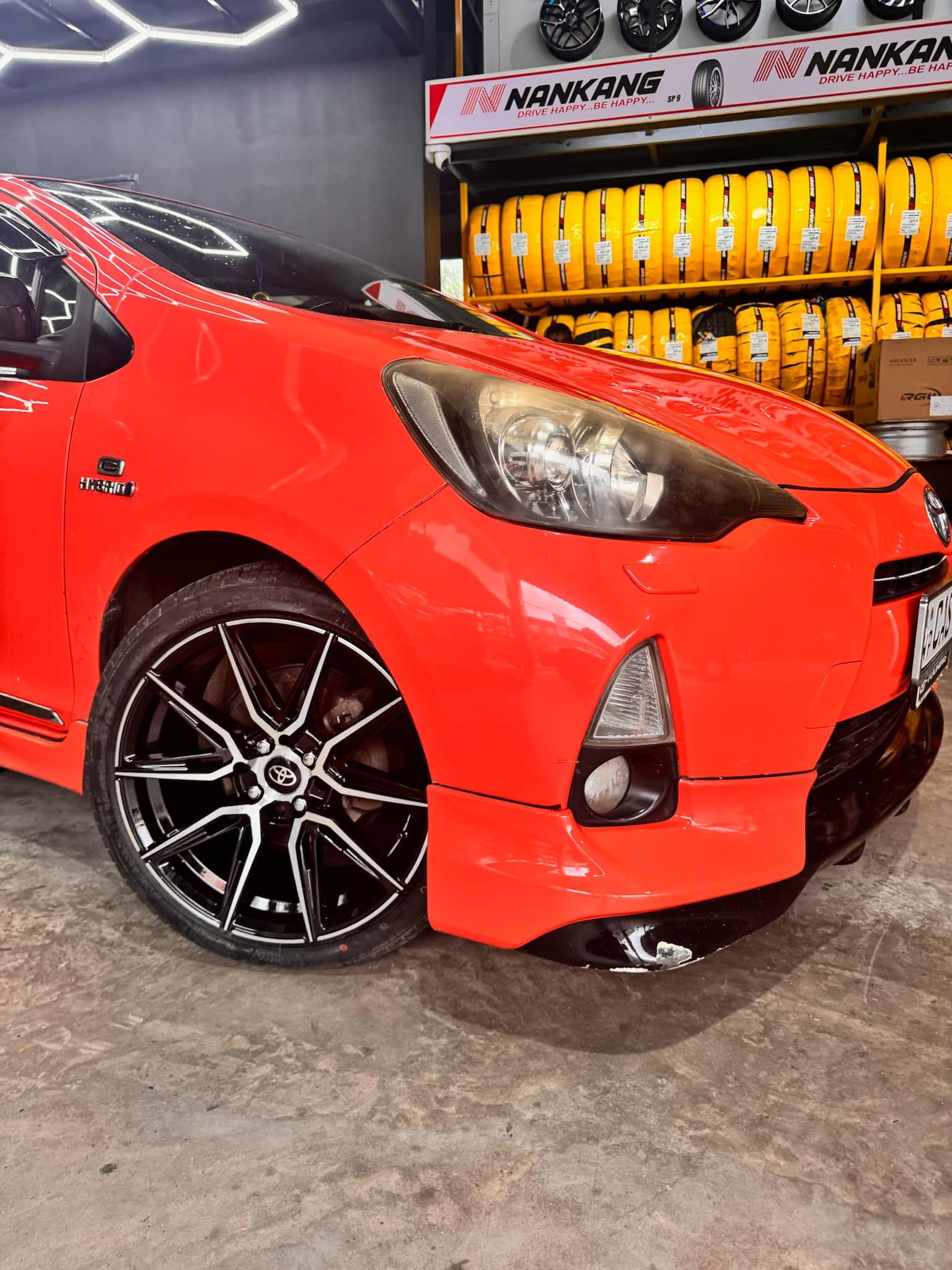 Toyota Aqua in for 17 Inch Alloy Wheels & Tyres ️17 inch 4x100 PCD ...