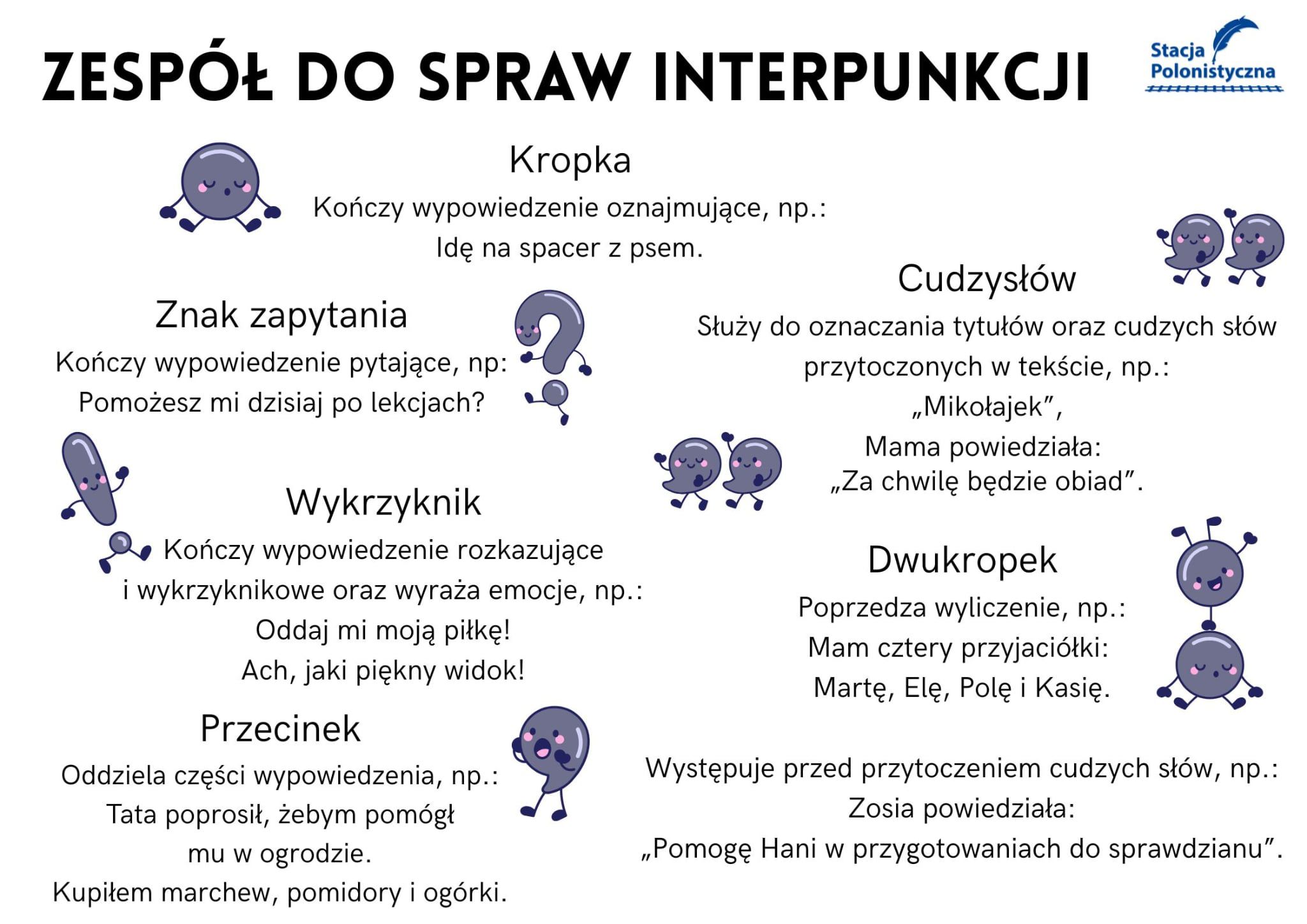 Stacja - A wieczorową porą jeszcze trochę interpunkcji, której też ...