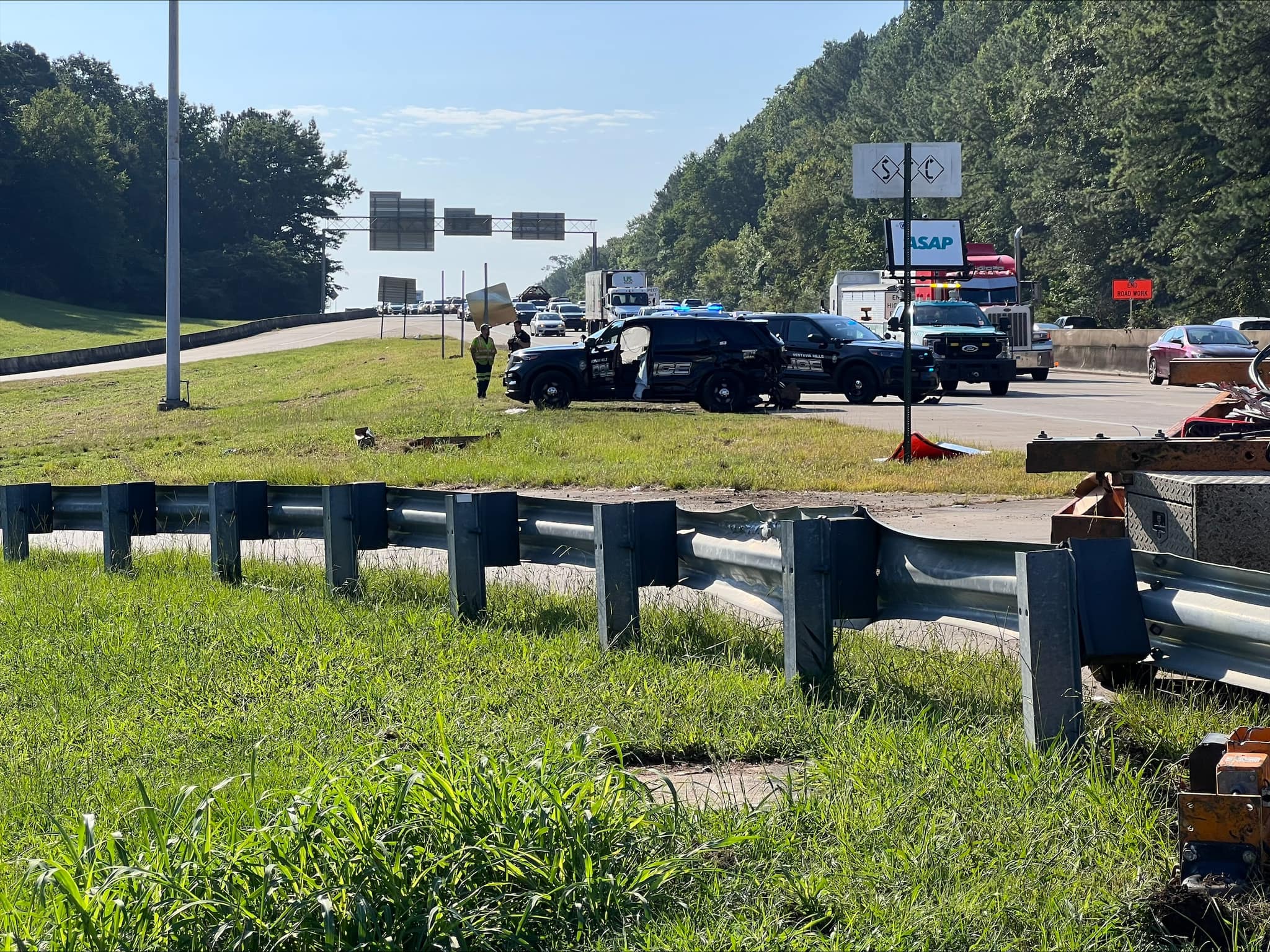 TRAFFIC NOTE: From Justin Smith “Wreck involving Vestavia Hills