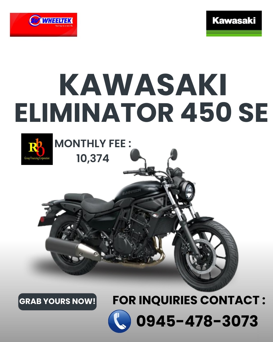 🔥 Dominate the road this 2026 🔥 Kawasaki Eliminator 450 clean