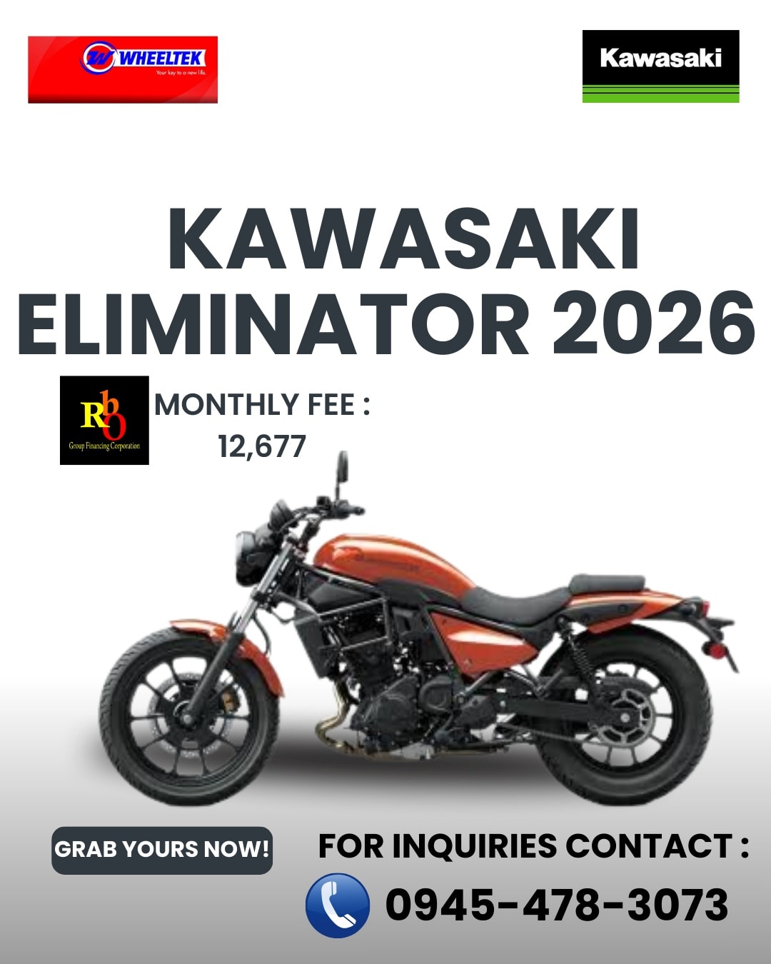 🔥 Dominate the road this 2026 🔥 Kawasaki Eliminator 450 clean