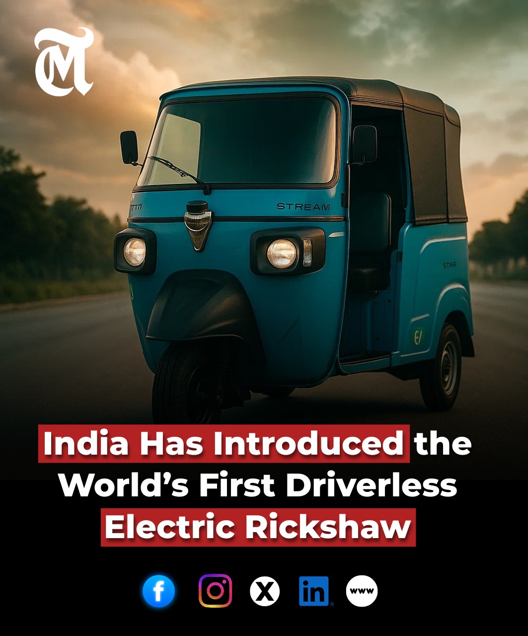The MES - India has unveiled the world’s first autonomous electric ...