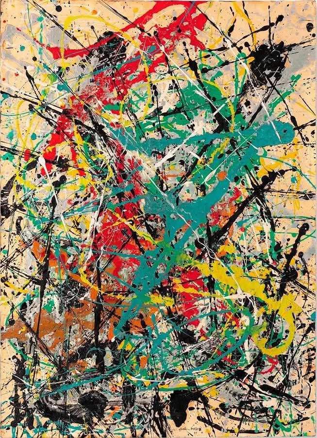 Jackson Pollock's 1949 painting at Neuberger Museum of Art