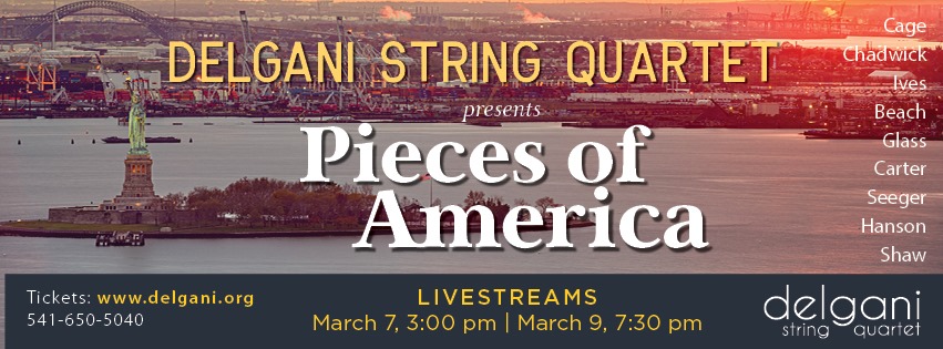 Delgani String Quartet — Eugene Oregon, 2021-03-09