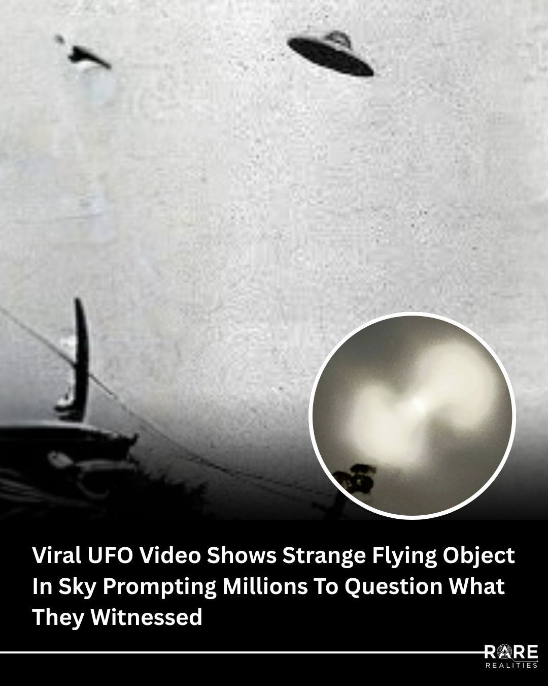 Clips of the flying object quickly went viral, drawing millions of