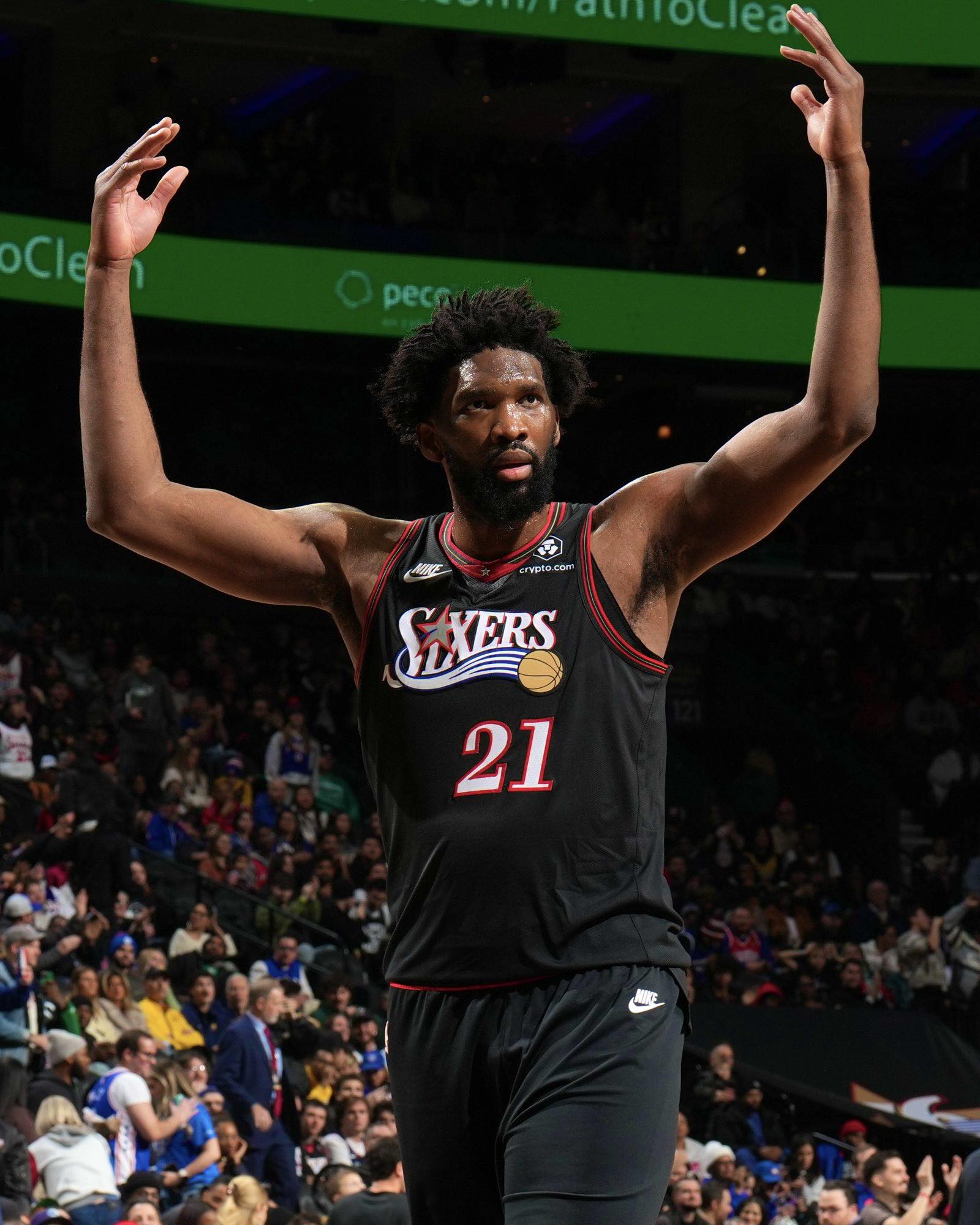 Joel Embiid has played five games in a row for the first time 