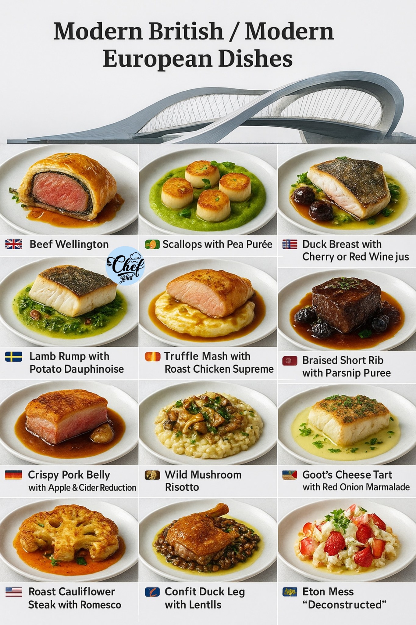 Chef - Modern British / Modern European Dishes Meat Dishes: Beef ...